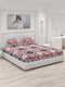 120 GSM  Polyester Double Bed Bedsheet with 2 Pillow Covers - Updated