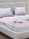 120 GSM  Polyester Double Bed Bedsheet with 2 Pillow Covers - Updated - Updated