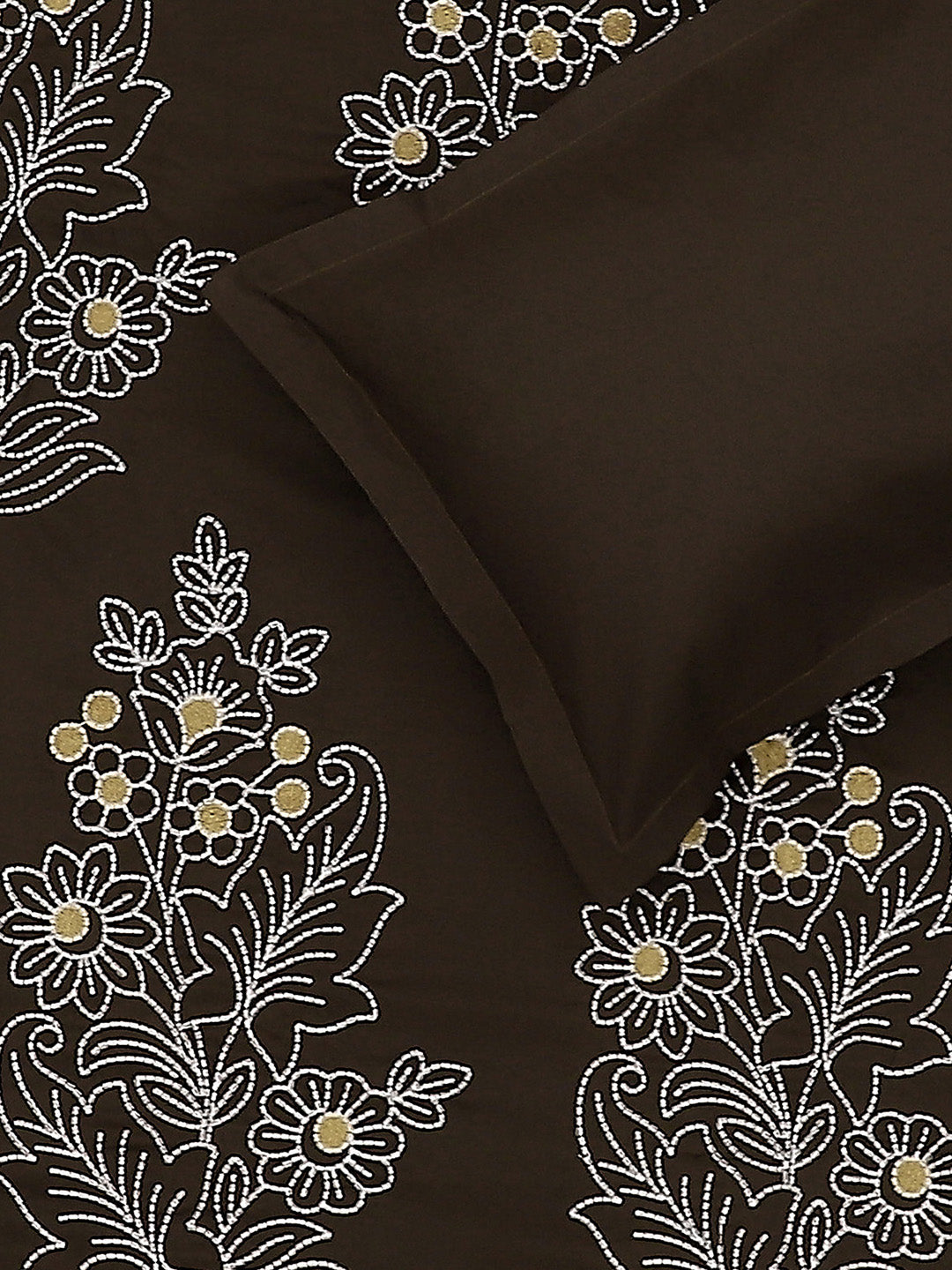 115 GSM Polyester Double Bed Bedsheet with 2 Pillow Covers - Updated - Updated