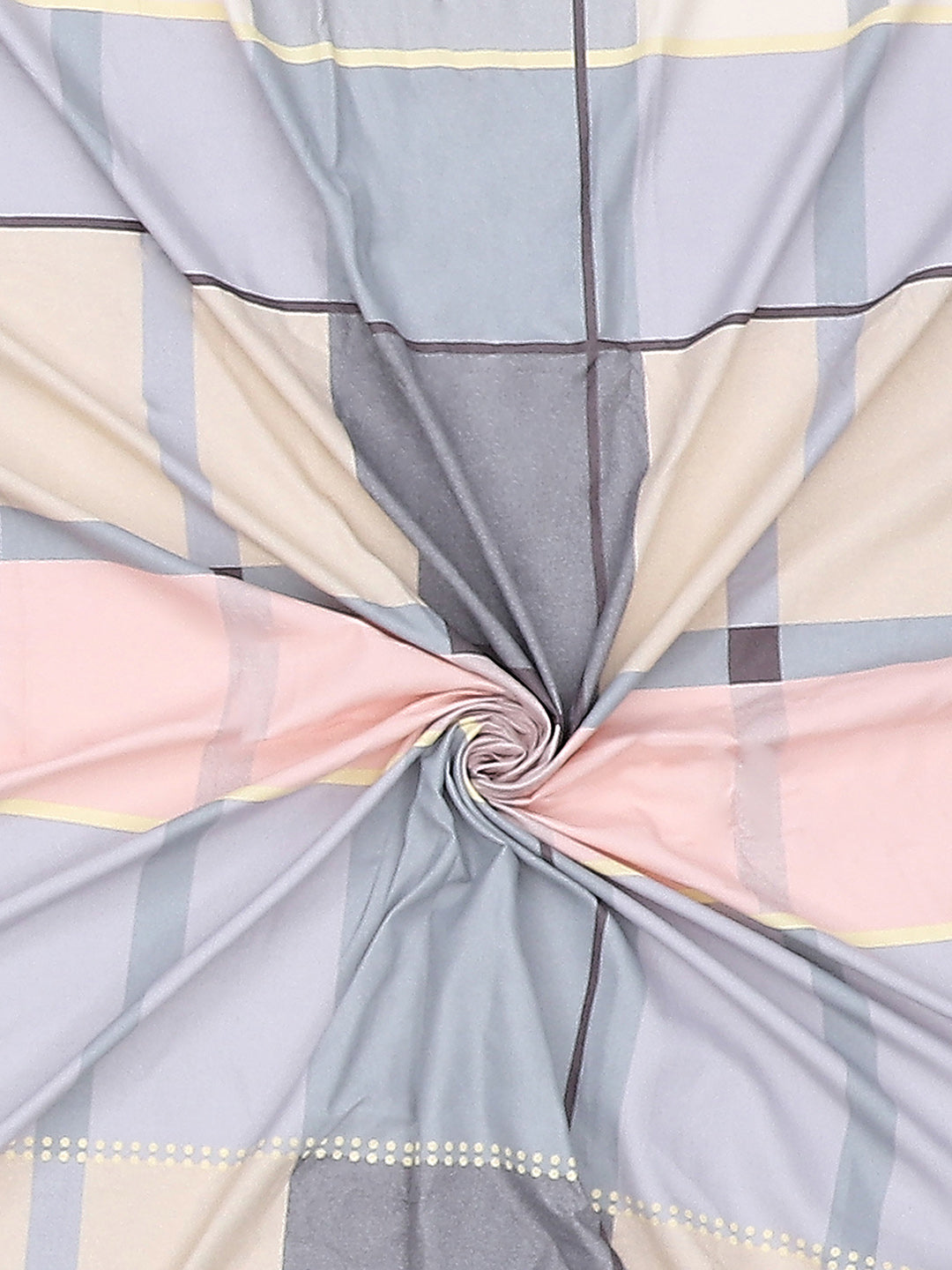 140 GSM Polyester Double Bed Bedsheet with 2 Pillow Covers