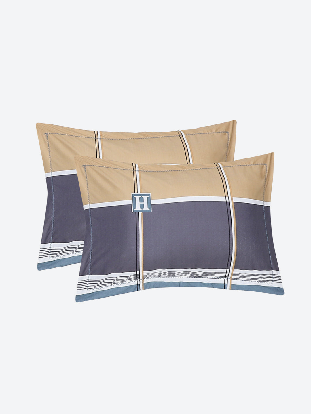 140 GSM Polyester Double Bed Bedsheet with 2 Pillow Covers