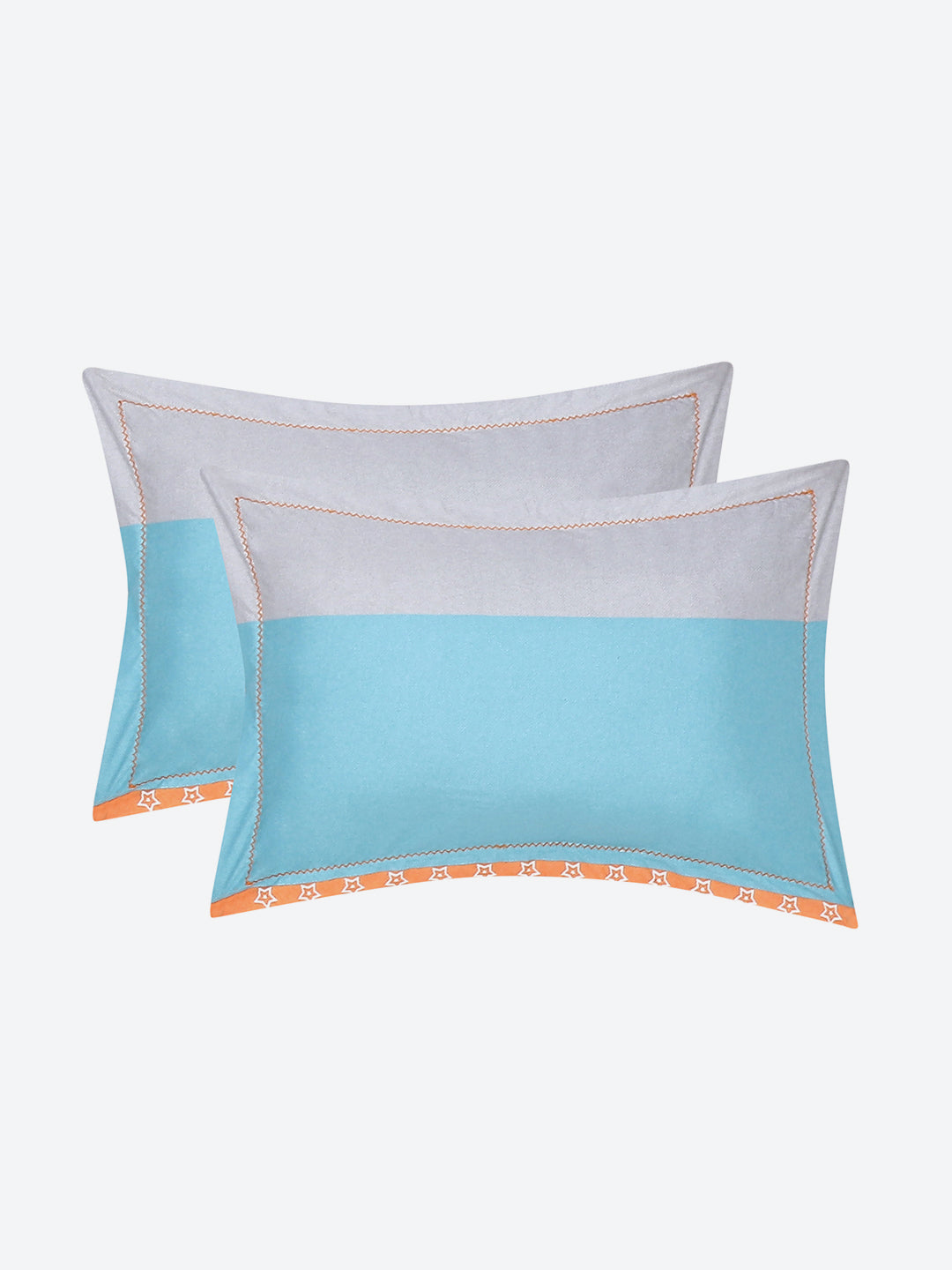 140 GSM Polyester Double Bed Bedsheet with 2 Pillow Covers