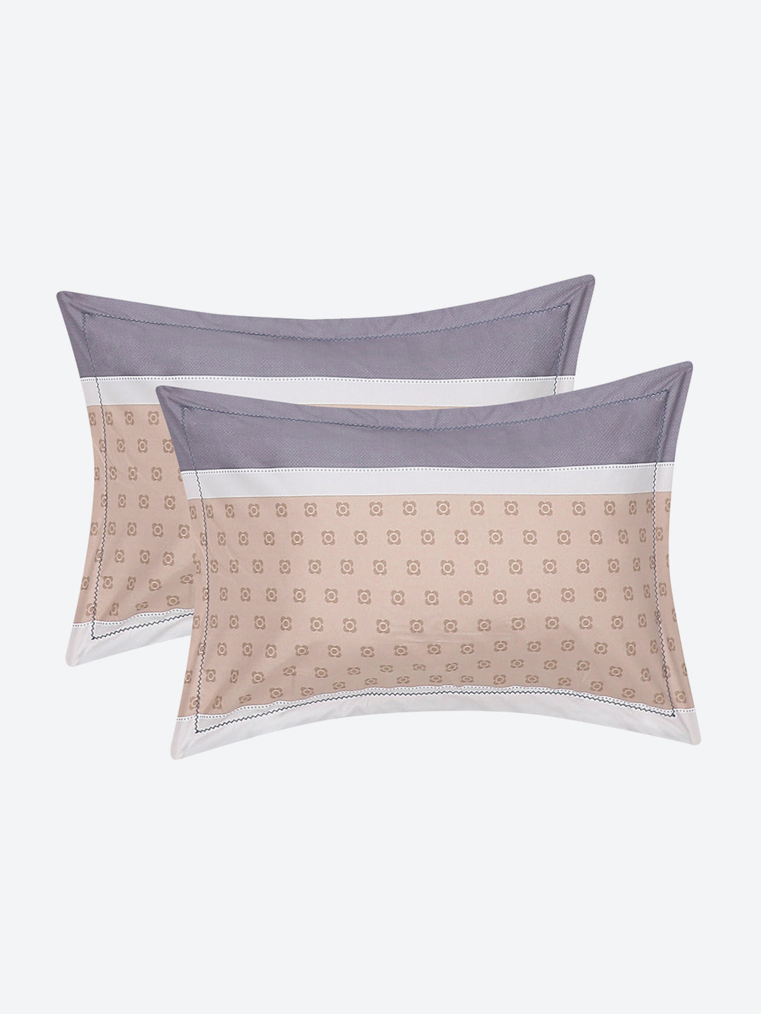 140 GSM Polyester Double Bed Bedsheet with 2 Pillow Covers