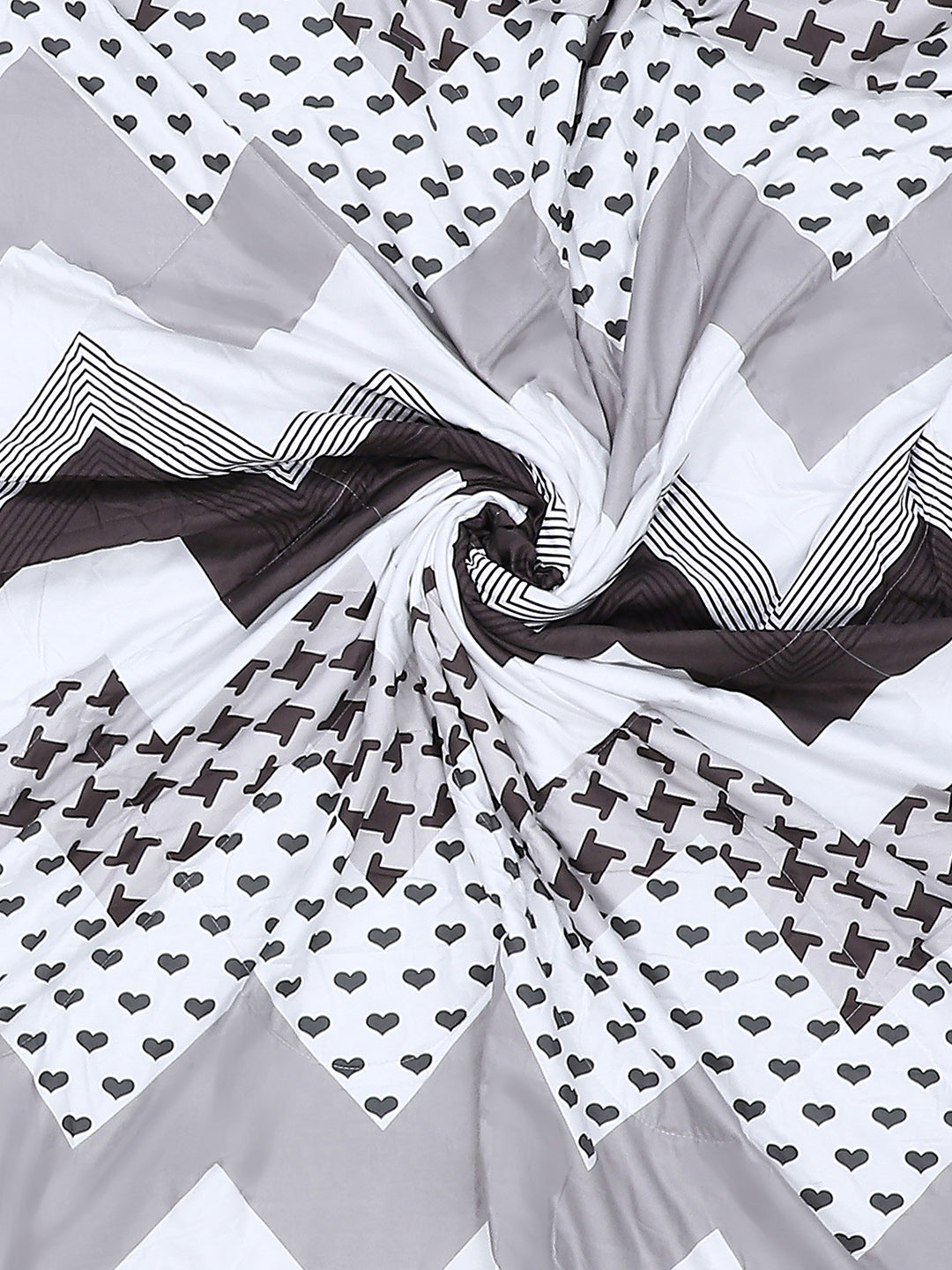 Printed 100% Polyester Single Bed Comforter for AC Room