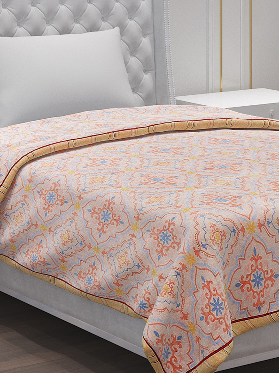 Printed 100% Polyester Single Bed Comforter for AC Room
