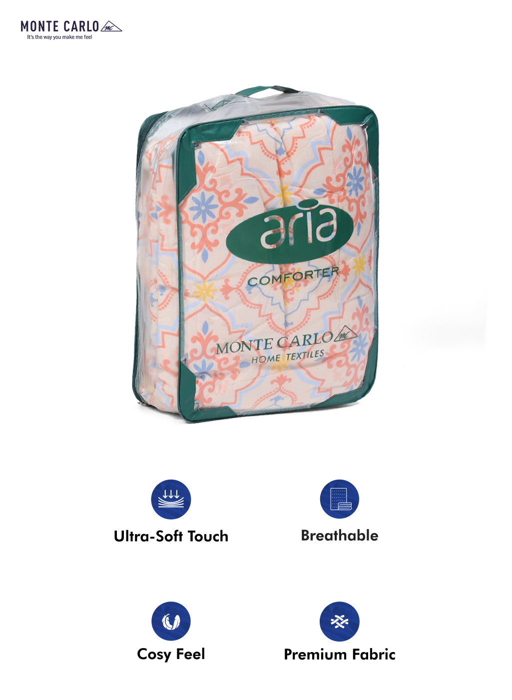 Printed 100% Polyester Single Bed Comforter for AC Room