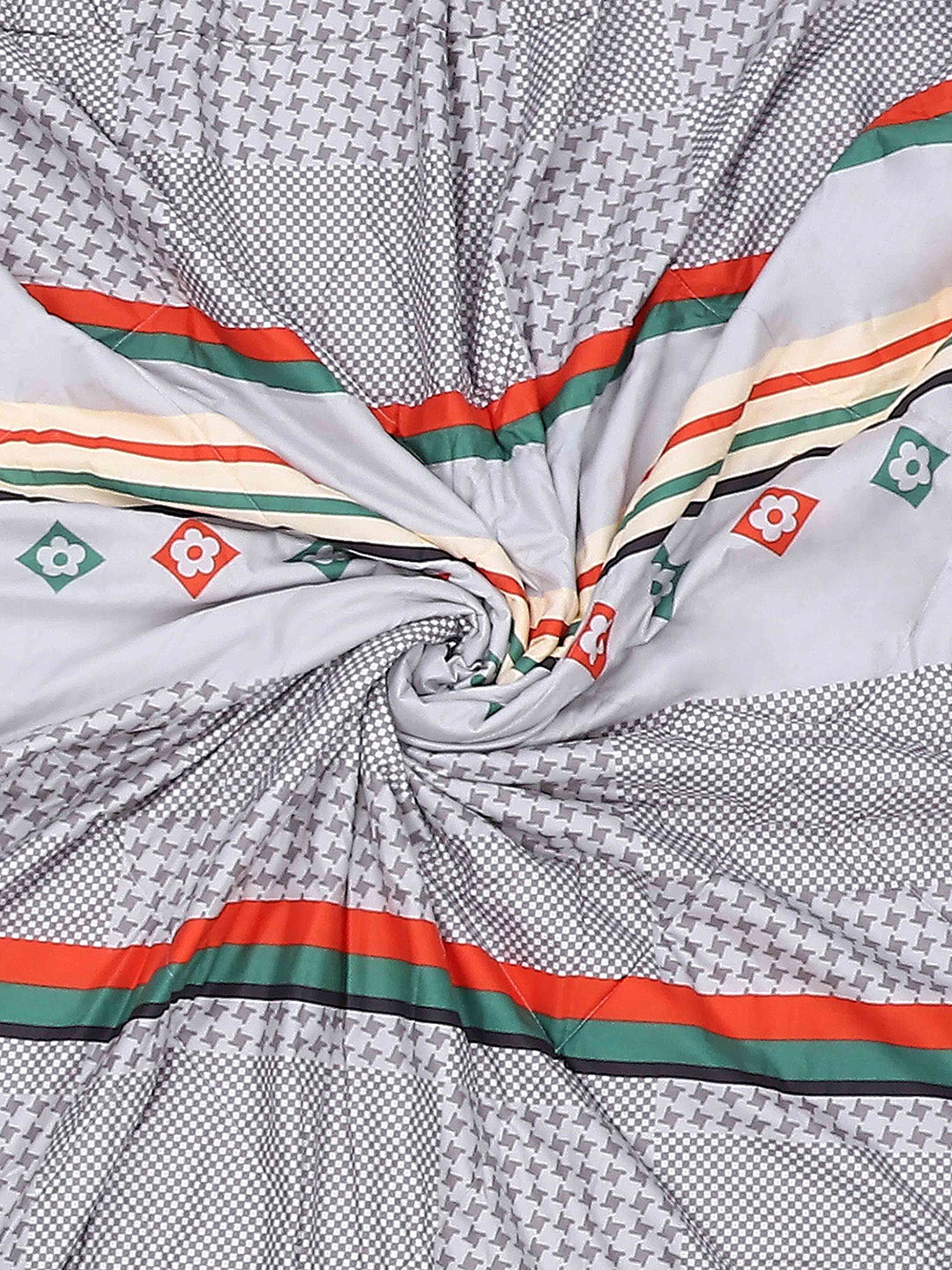 Printed 100% Polyester Single Bed Comforter for AC Room