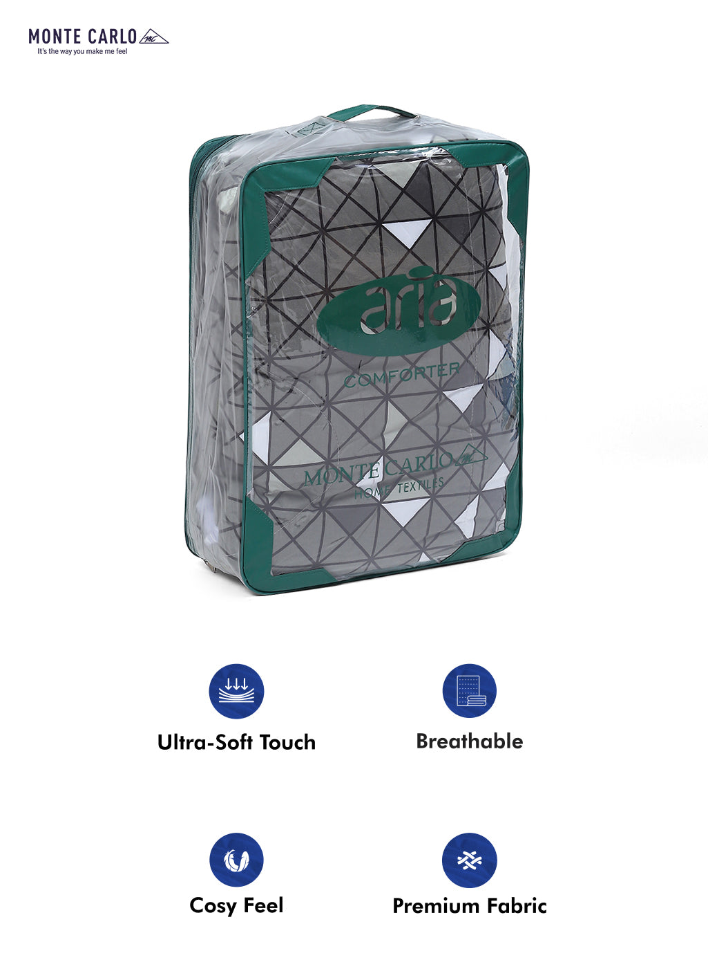 Printed 100% Polyester Single Bed Comforter for AC Room