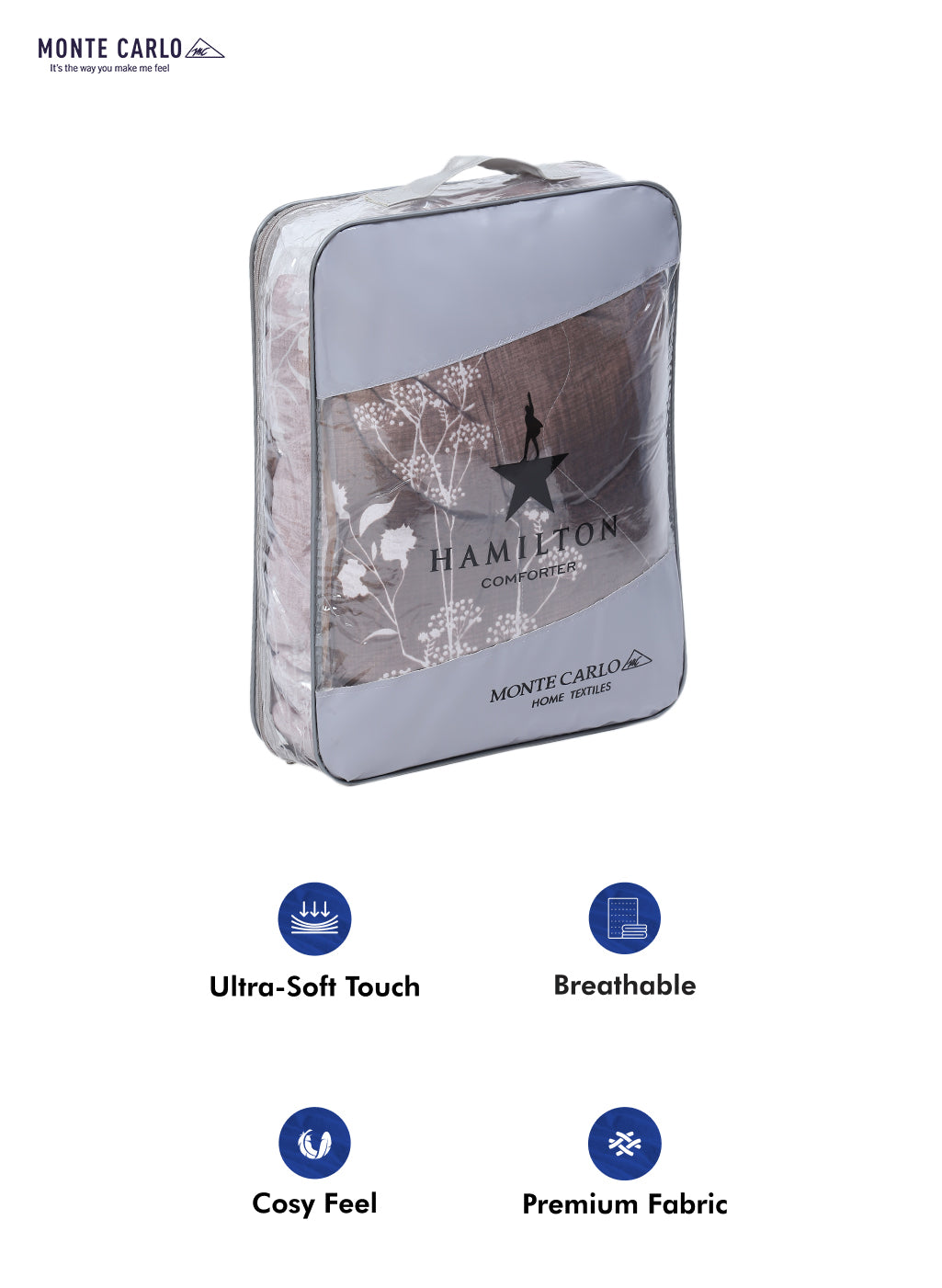 Printed 100% Polyester Single Bed Comforter for AC Room