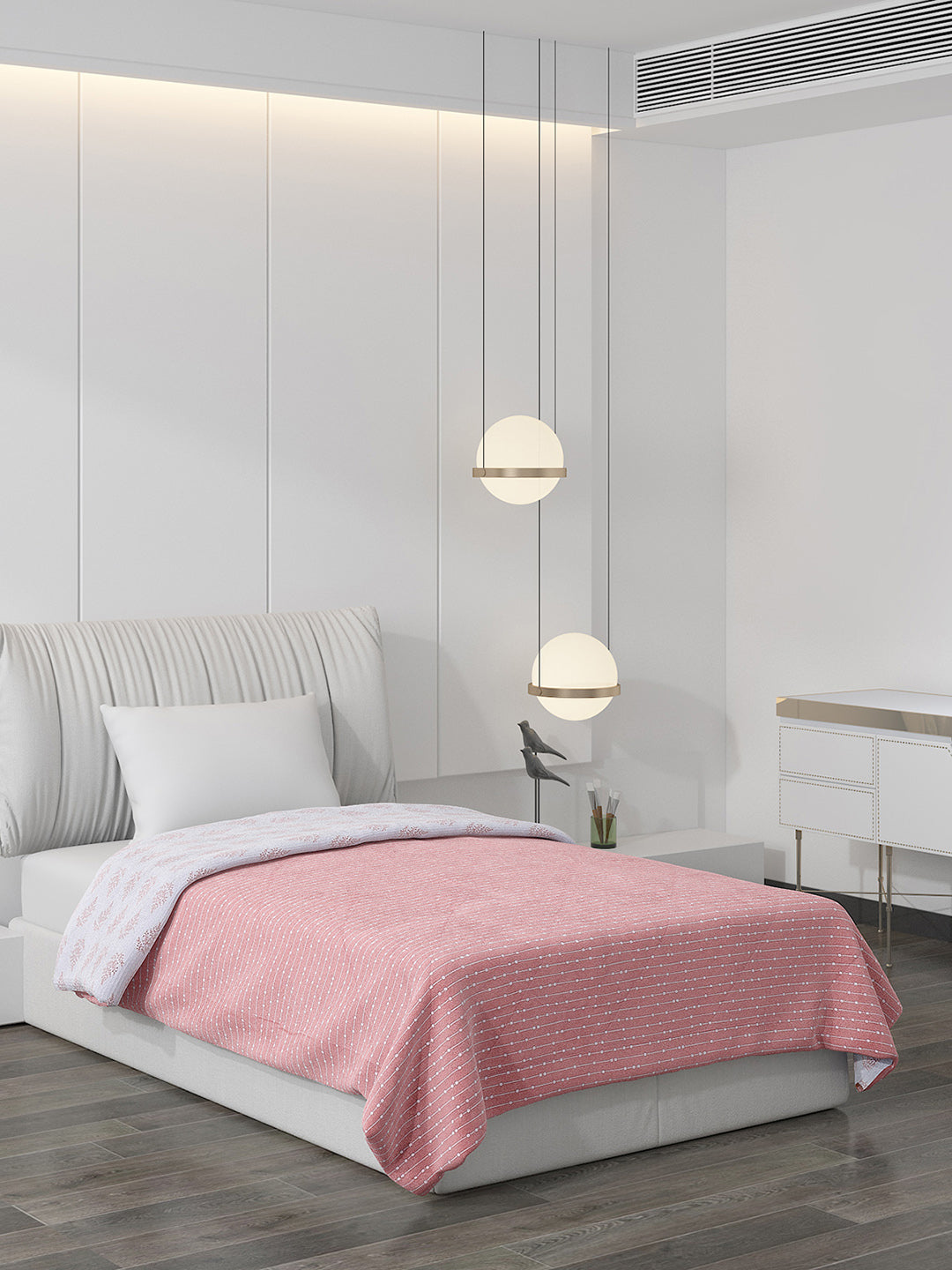 Printed Polyester Single Bed Comforter for AC Room