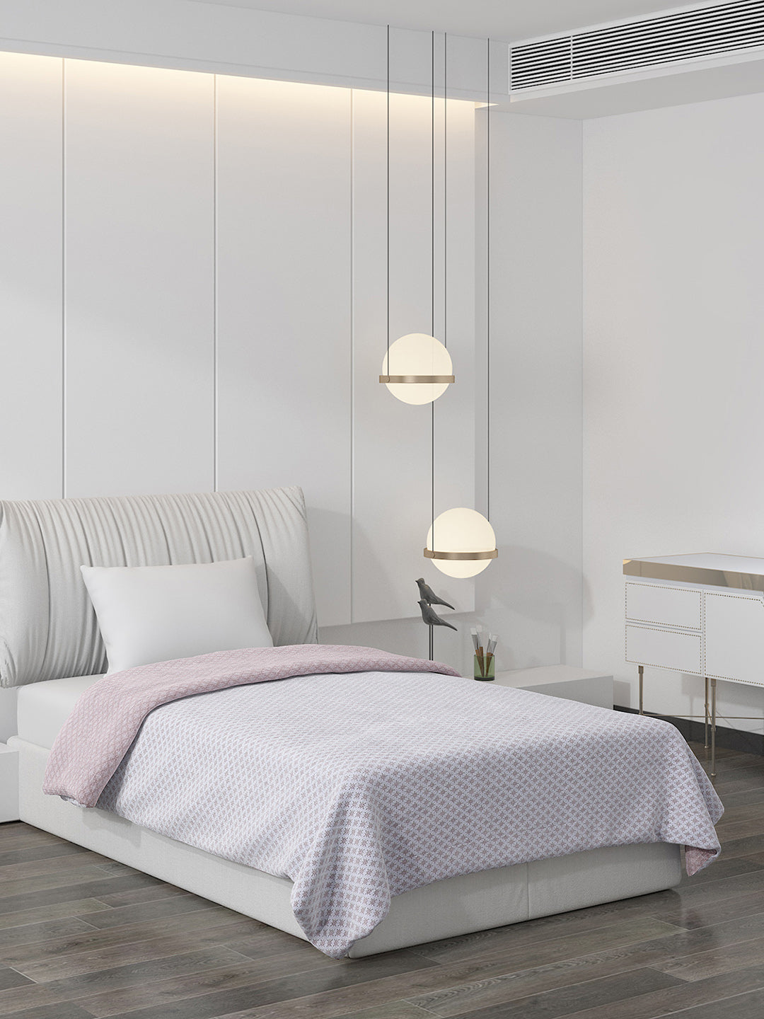 Printed 100% Polyester Single Bed Comforter for AC Room