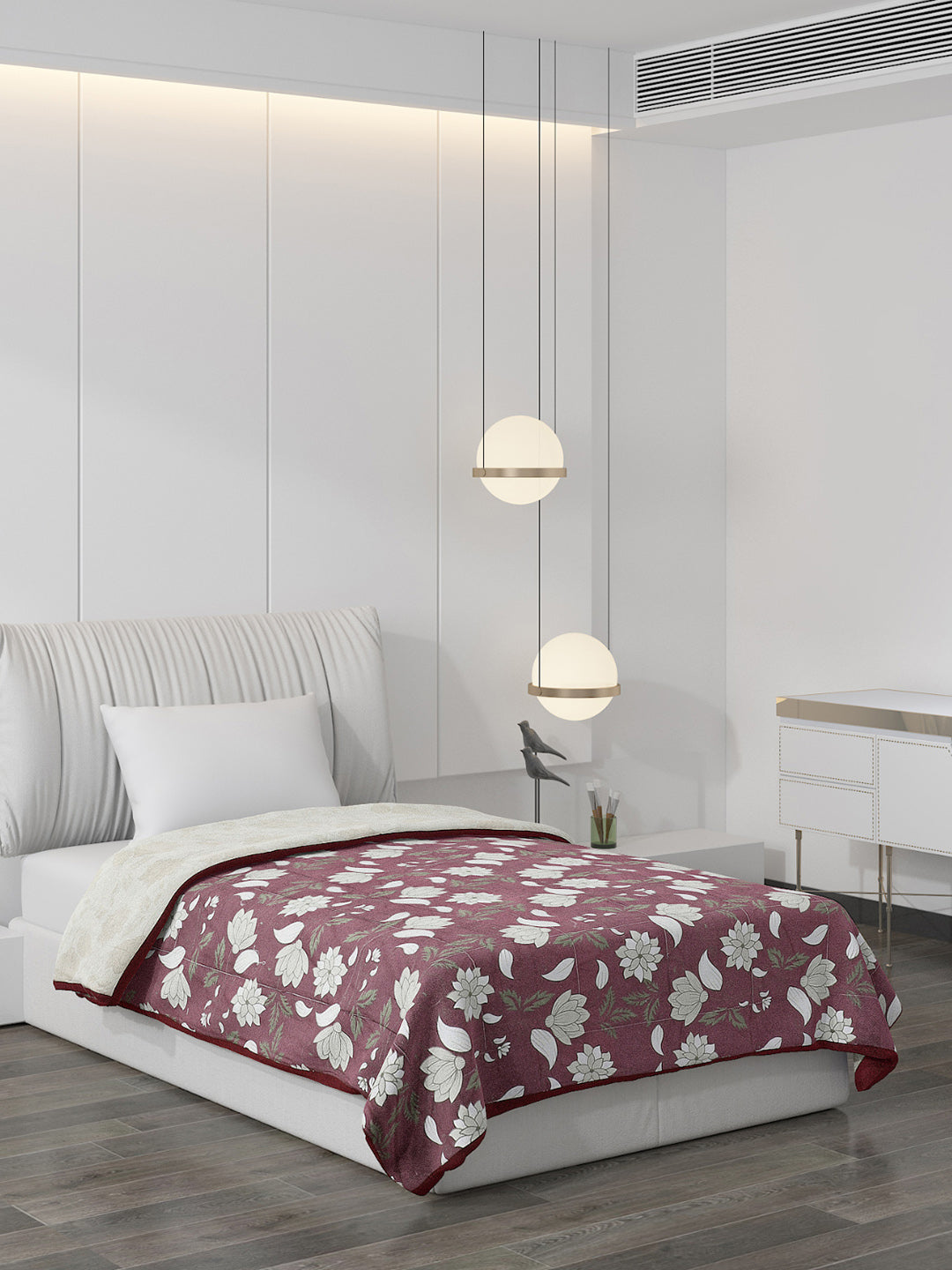 Printed Polyester Single Bed Comforter for AC Room