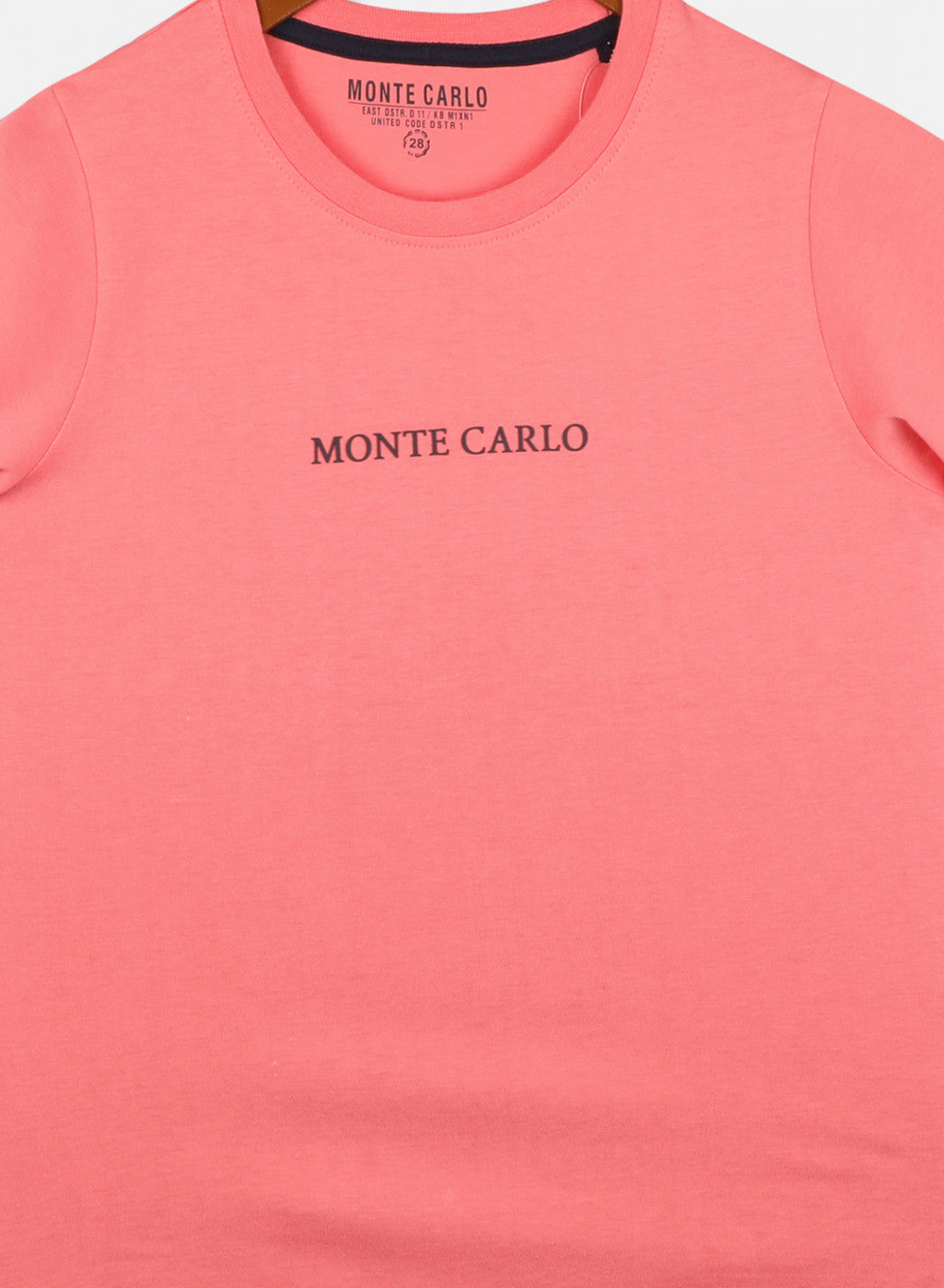 Boys Pink Plain T-Shirt