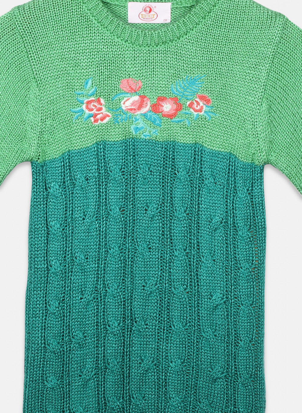 Oswal Green Girls Top