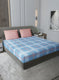 200TC Pure Cotton King Bedsheet with 2 Pillow Covers