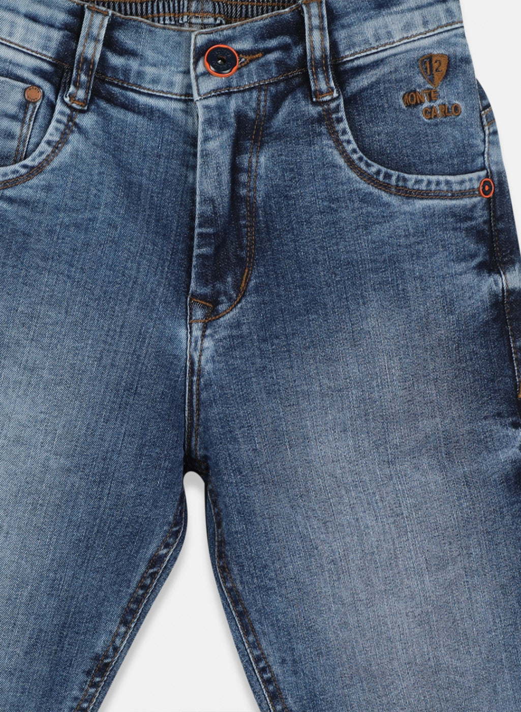 Boys Blue Normal Wash Capri