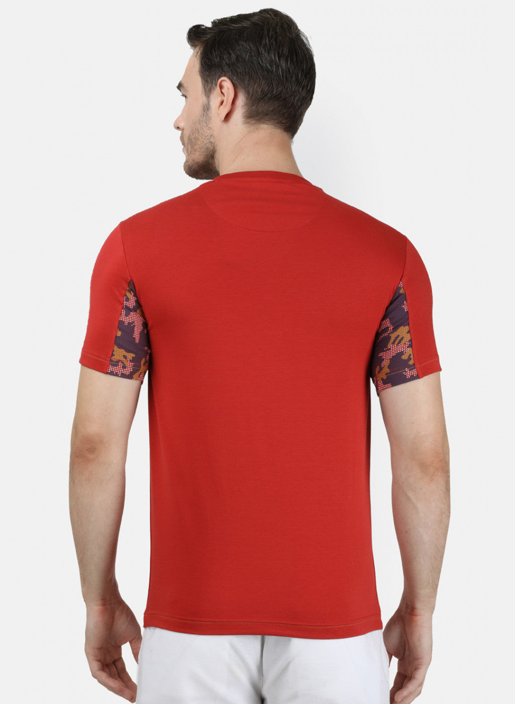 Mens Red Printed T-Shirt