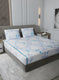 120TC Pure Cotton Queen Bedsheet with 2 Pillow Covers