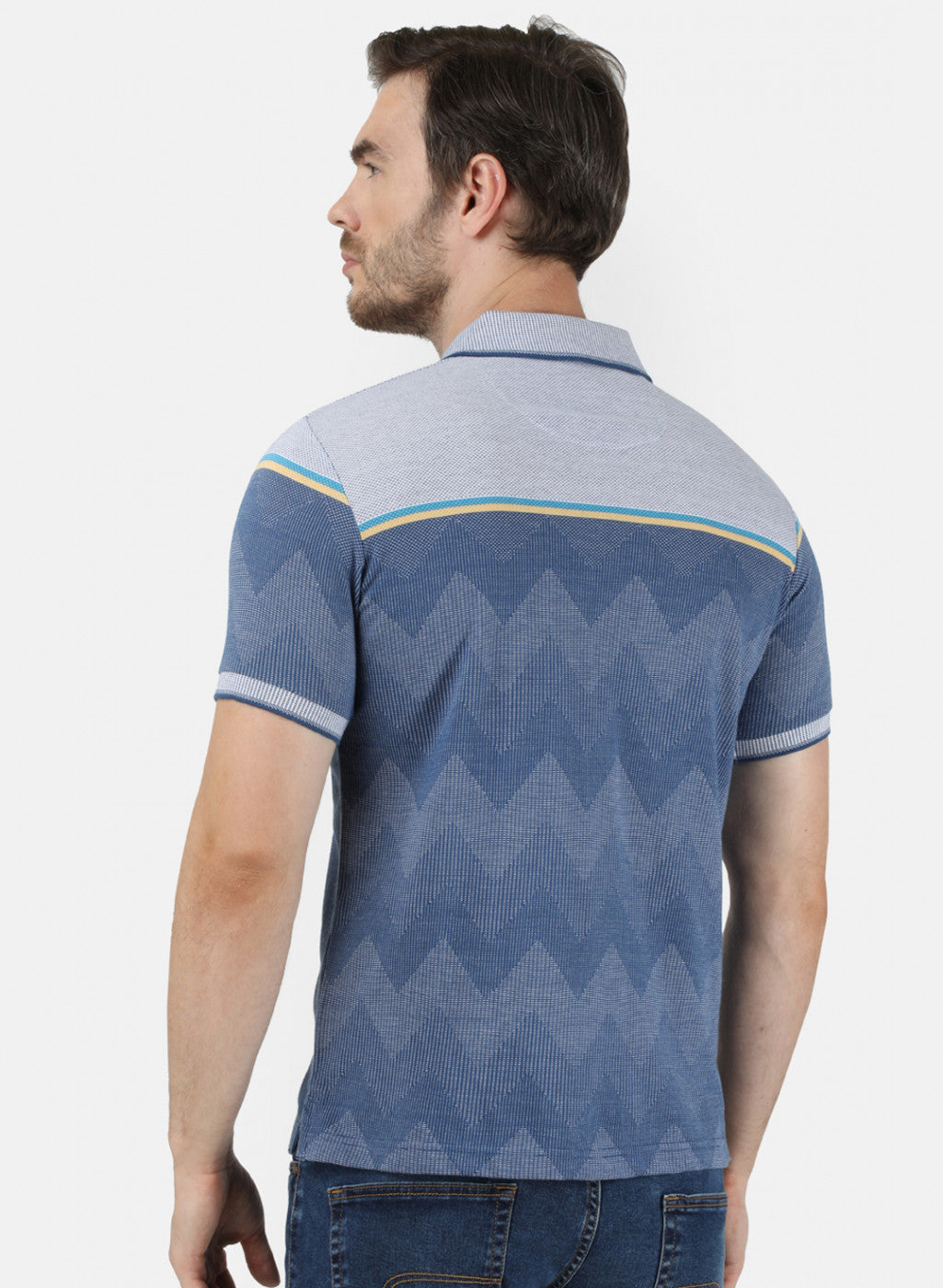Mens Blue Stripe T-Shirt