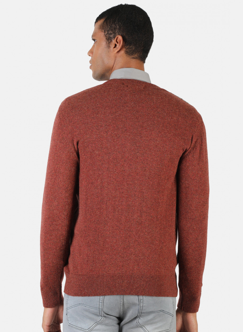 Men Multicolor Solid Pullover