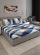 140TC Pure Cotton Queen Bedsheet with 2 Pillow Covers