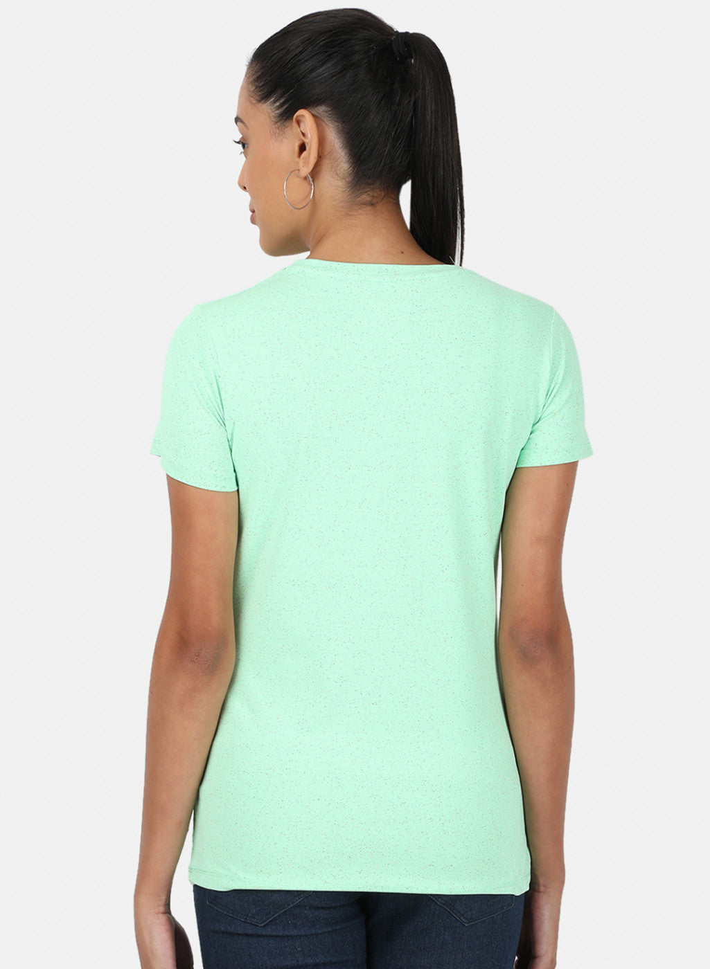 Womens Neon Green Plain Top