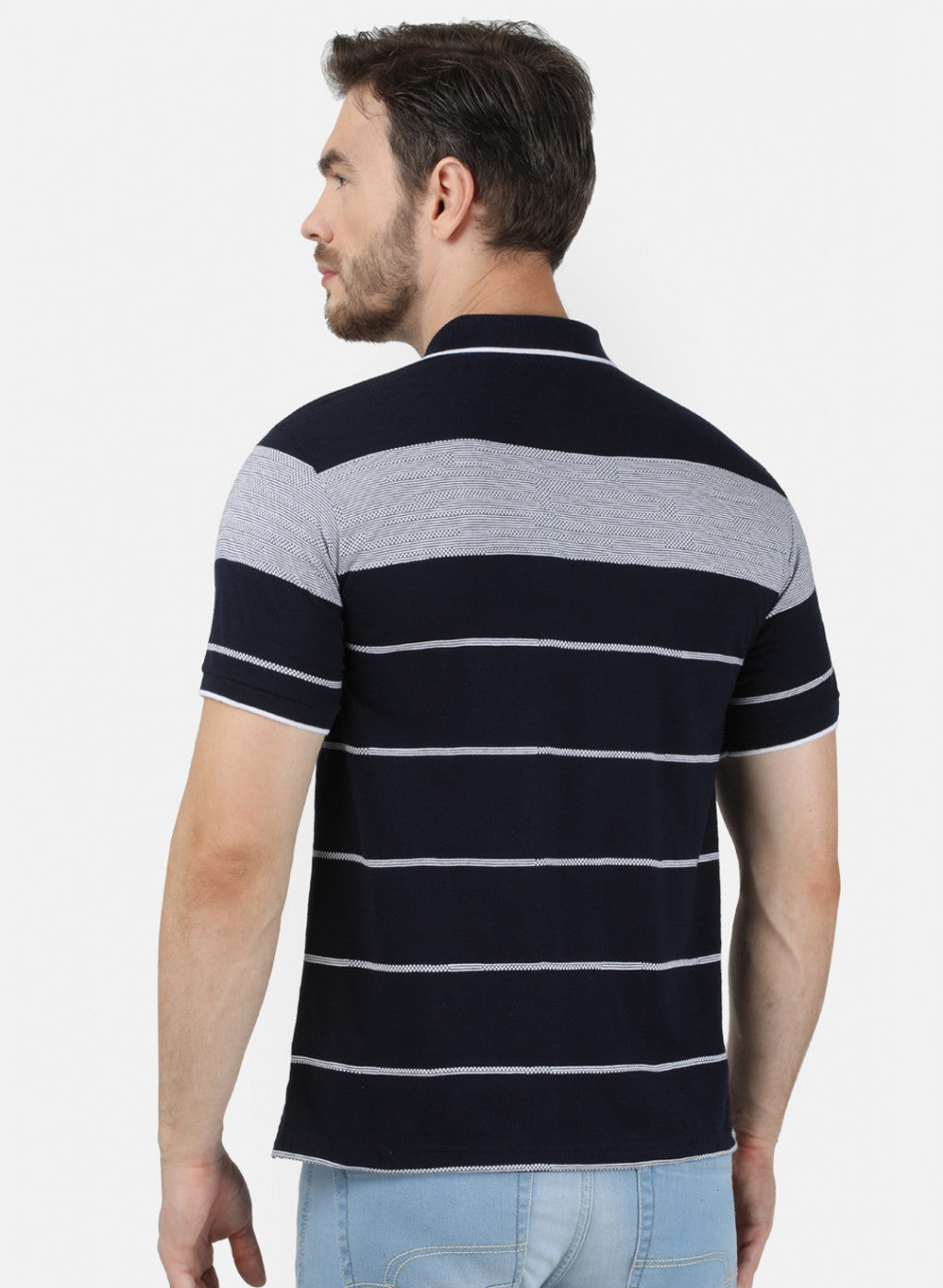 Mens NAvy Stripe T-Shirt