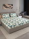 120TC Pure Cotton Queen Bedsheet with 2 Pillow Covers