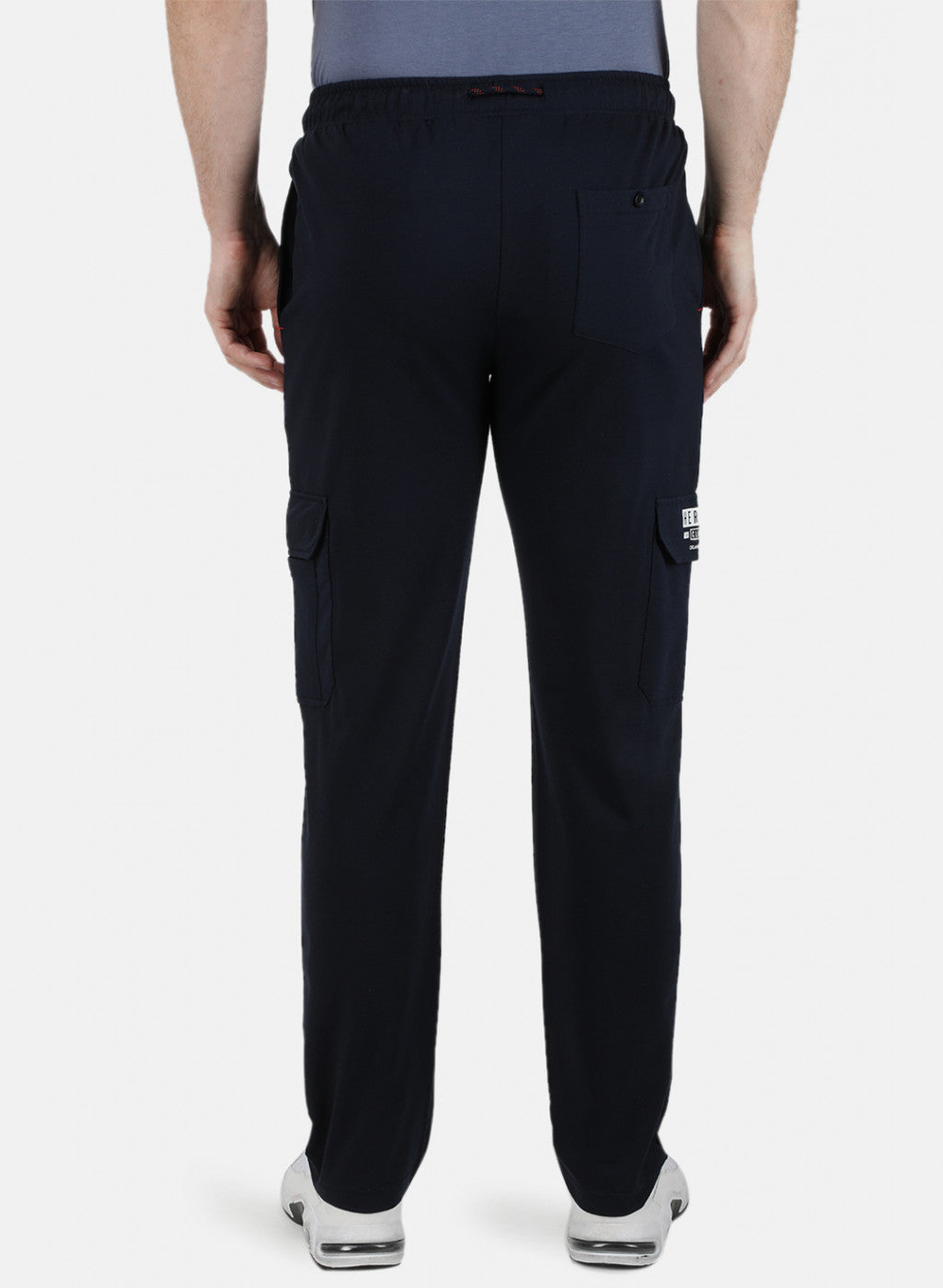 Mens Navy Blue Printed Lower
