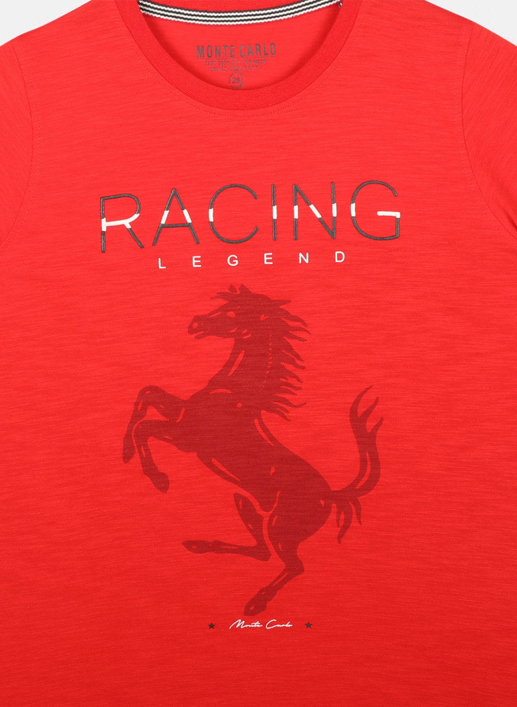 Boys Red Printed T-Shirts