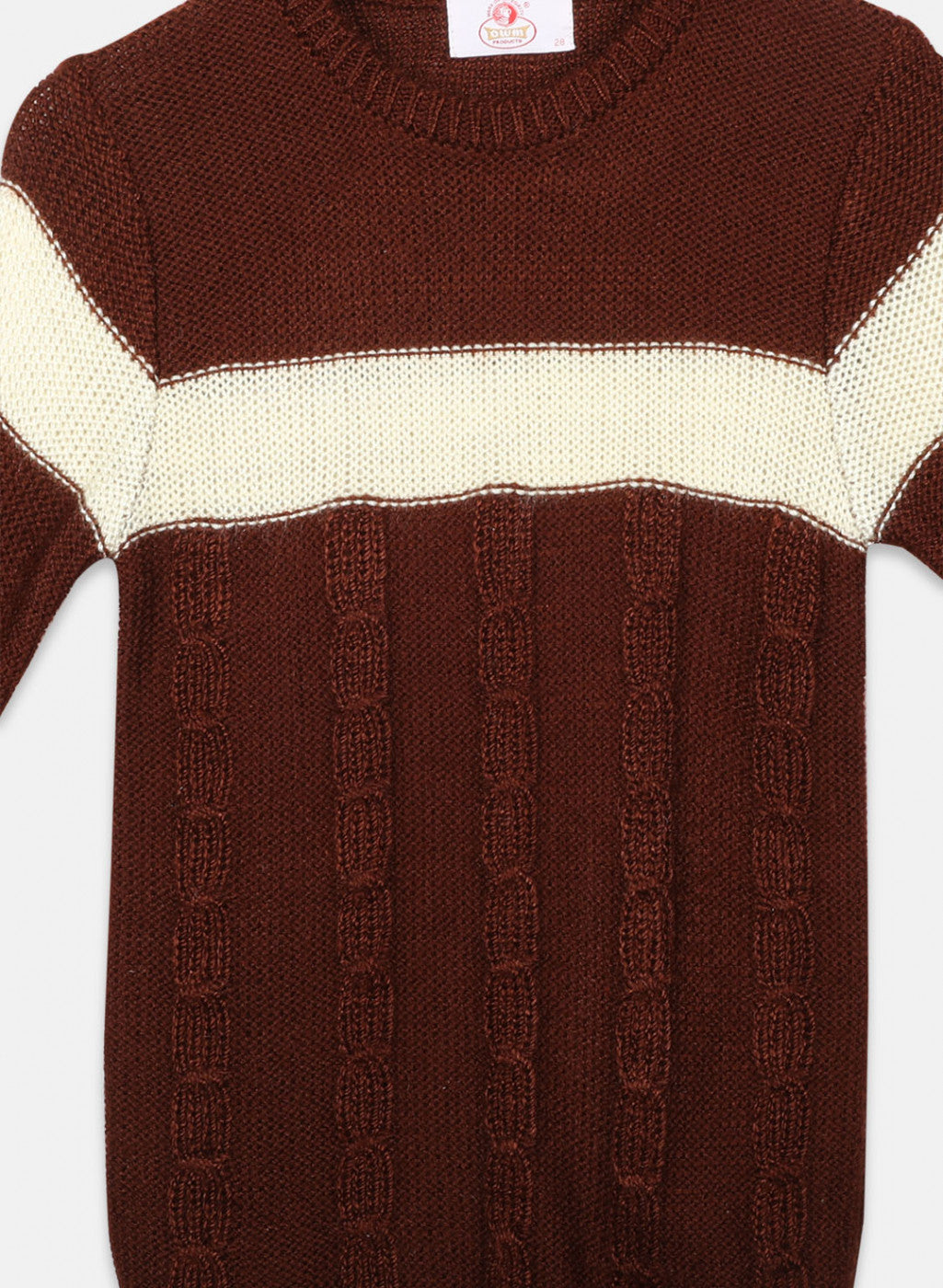 Oswal Brown Boys Pullover