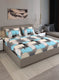 140TC Pure Cotton Queen Bedsheet with 2 Pillow Covers