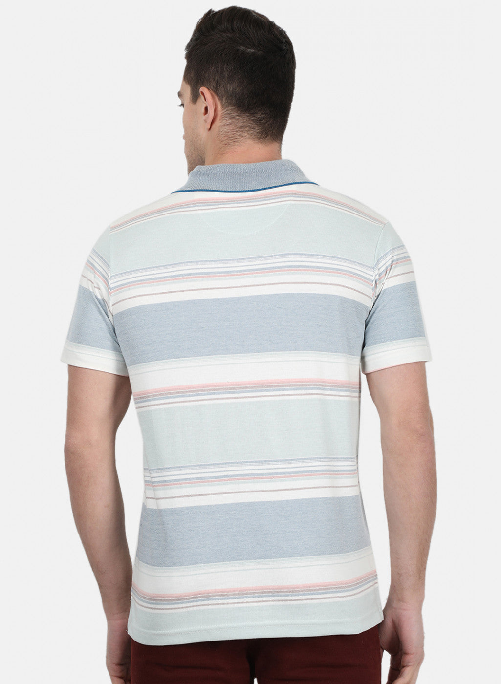 Mens Multi Color Stripe T-Shirt