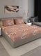 130 GSM Polyester Queen Bedsheet with 2 Pillow Covers