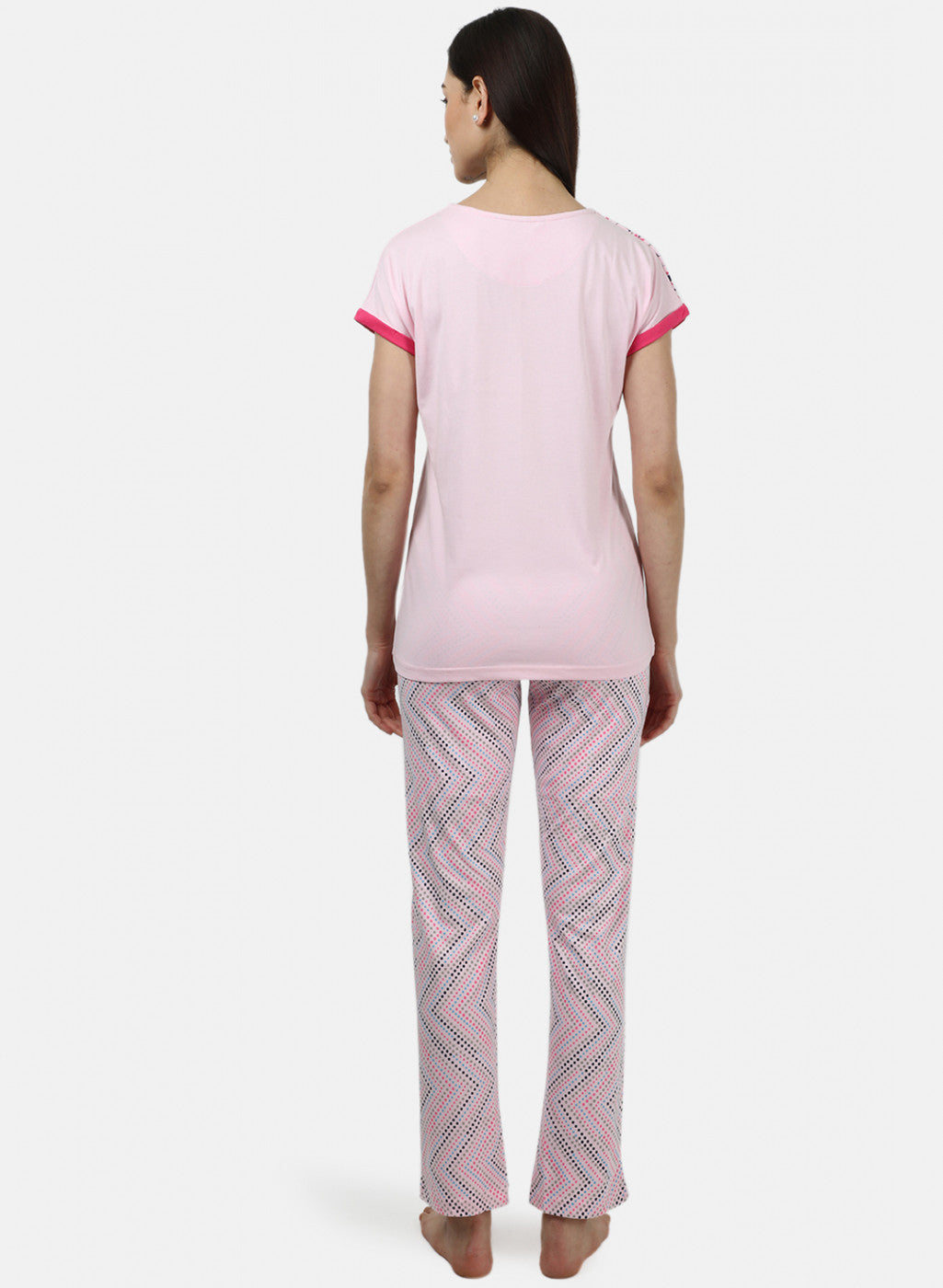 Womens Pink Printed Lower Sets