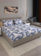 120TC Pure Cotton Queen Bedsheet with 2 Pillow Covers