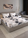 120TC Pure Cotton Queen Bedsheet with 2 Pillow Covers