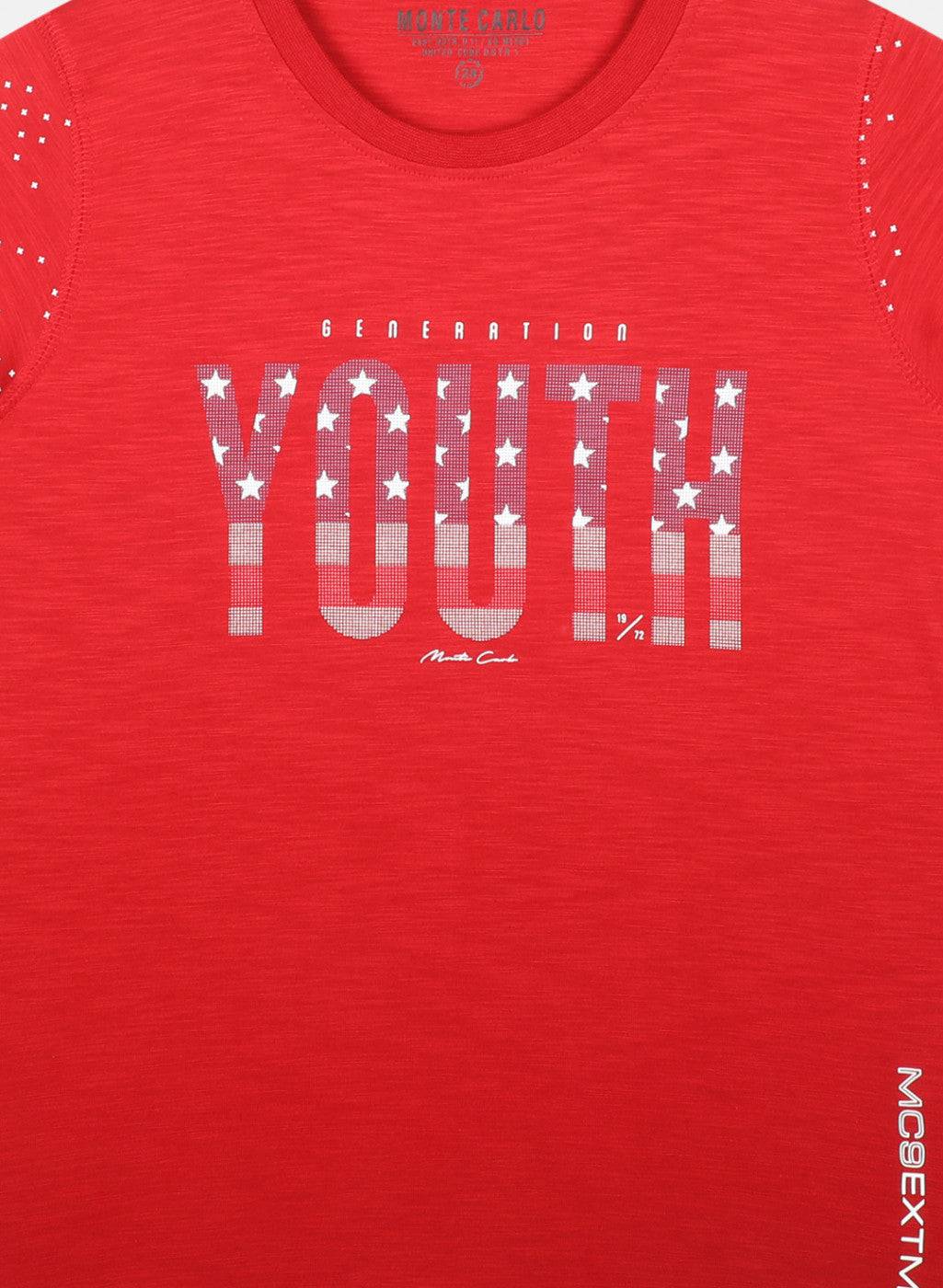 Boys Red Printed T-Shirts