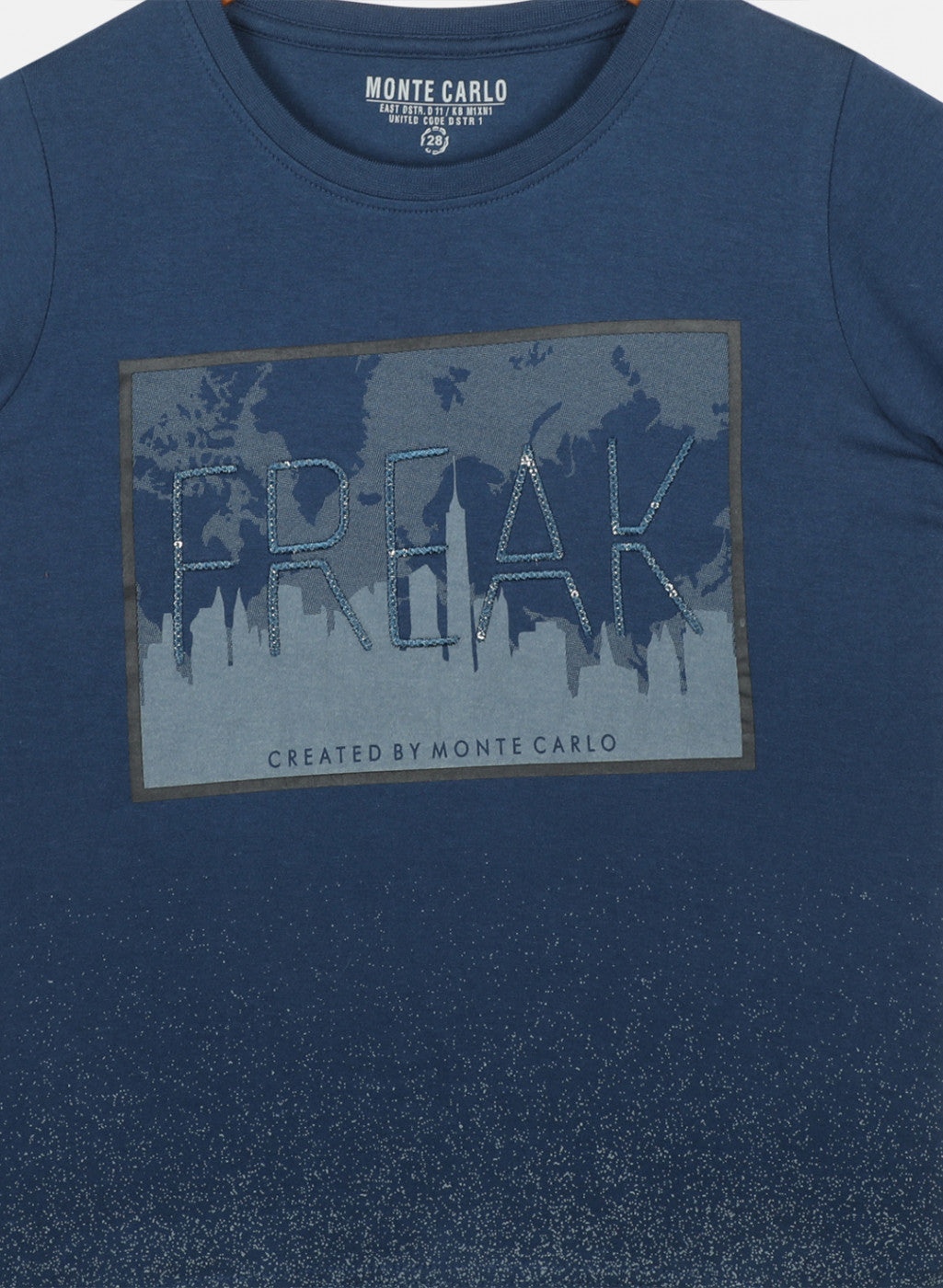 Boys Blue Printed T-Shirts