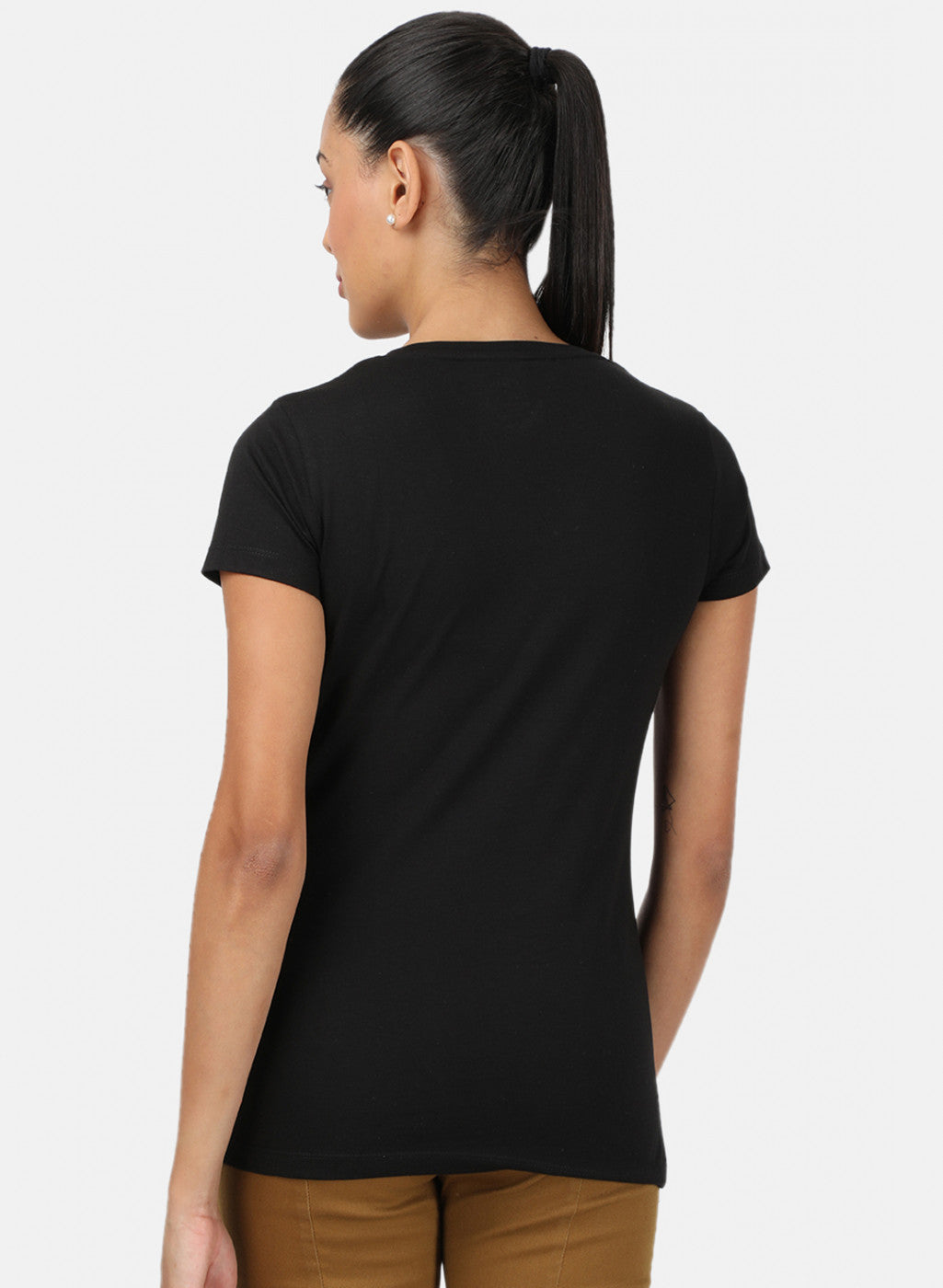 Womens Black & Grey Plain Top 2Pc Set
