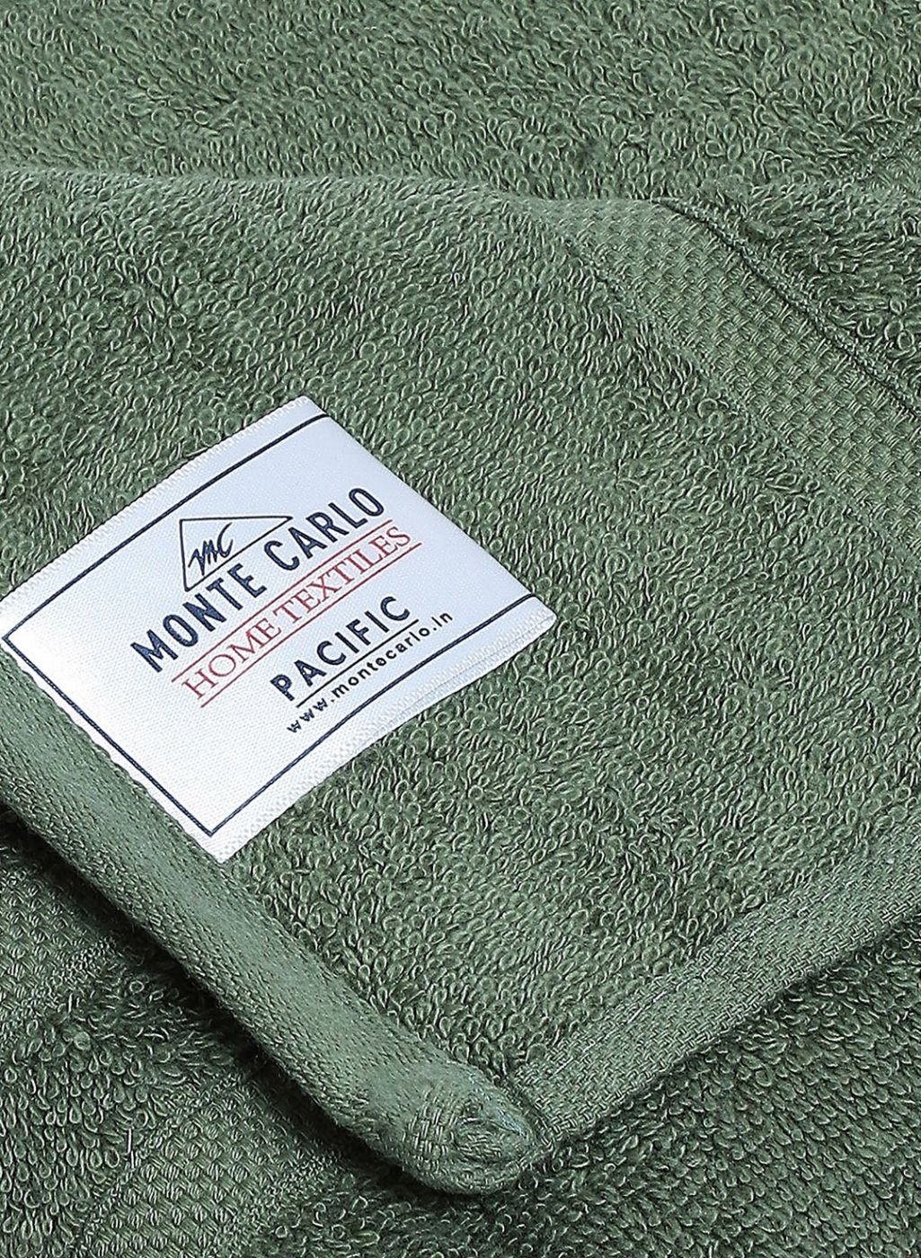 Green Cotton 525 GSM Bath Towel