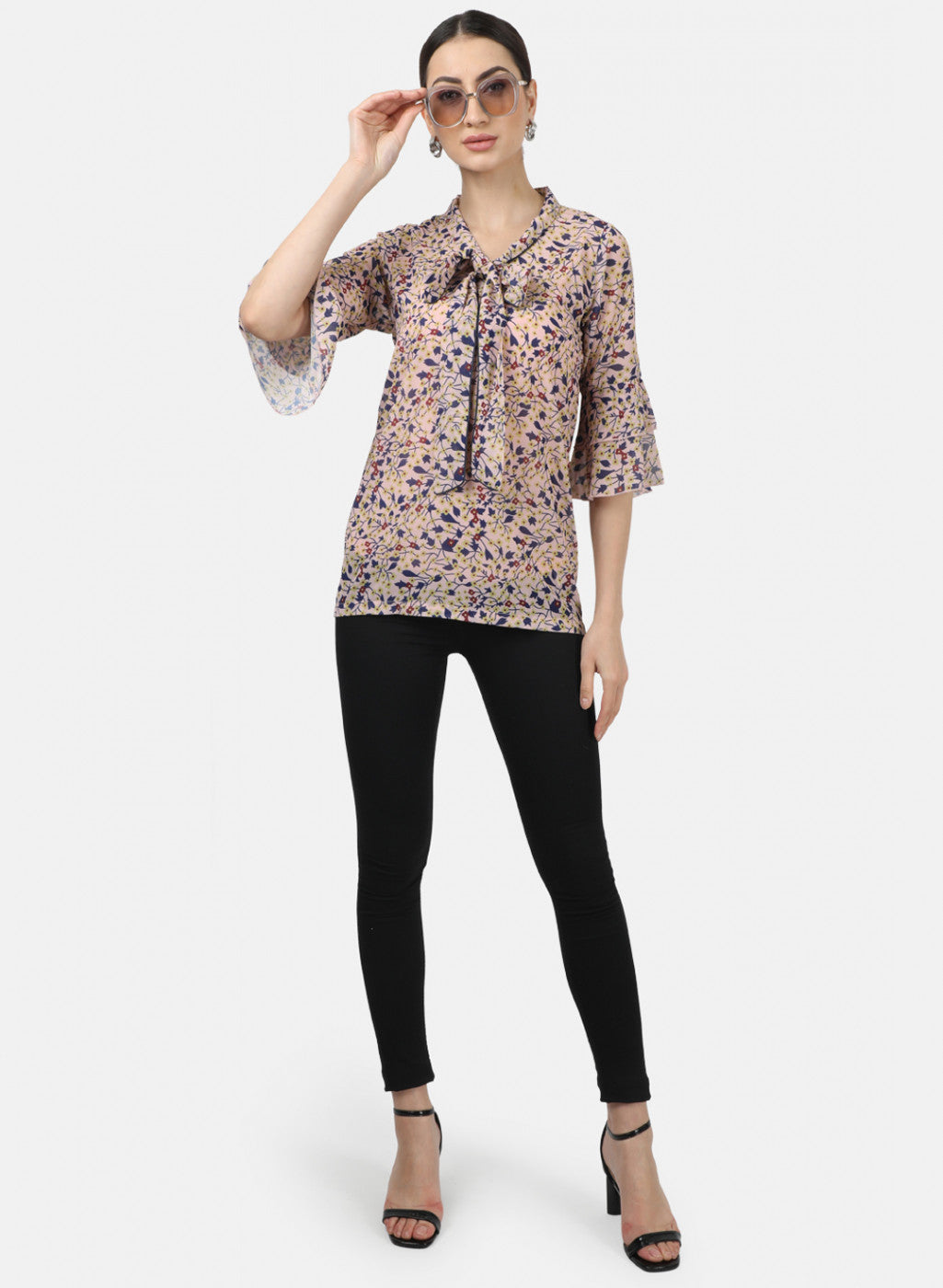 Womens Multi Color Printed Tops