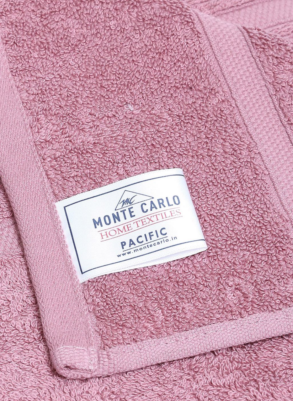 Pink Cotton 525 GSM Bath Towel