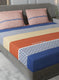 200TC Pure Cotton King Bedsheet with 2 Pillow Covers