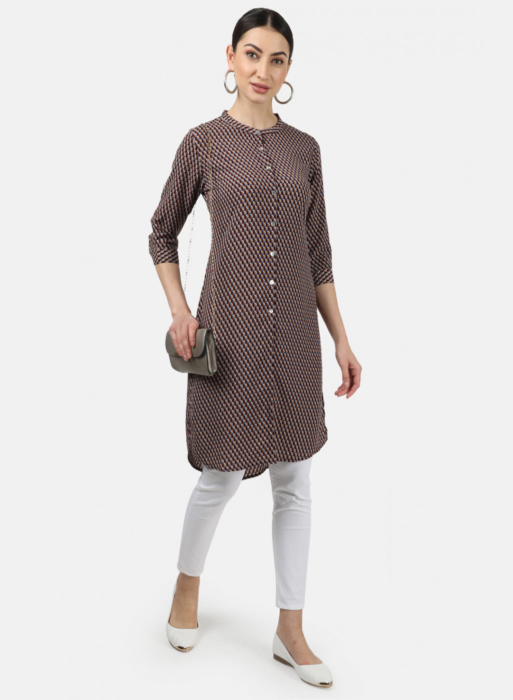 Womens Multi Color Printed Tunics