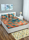 Multi Color 200 TC Bedsheet with 2 Pillow Covers