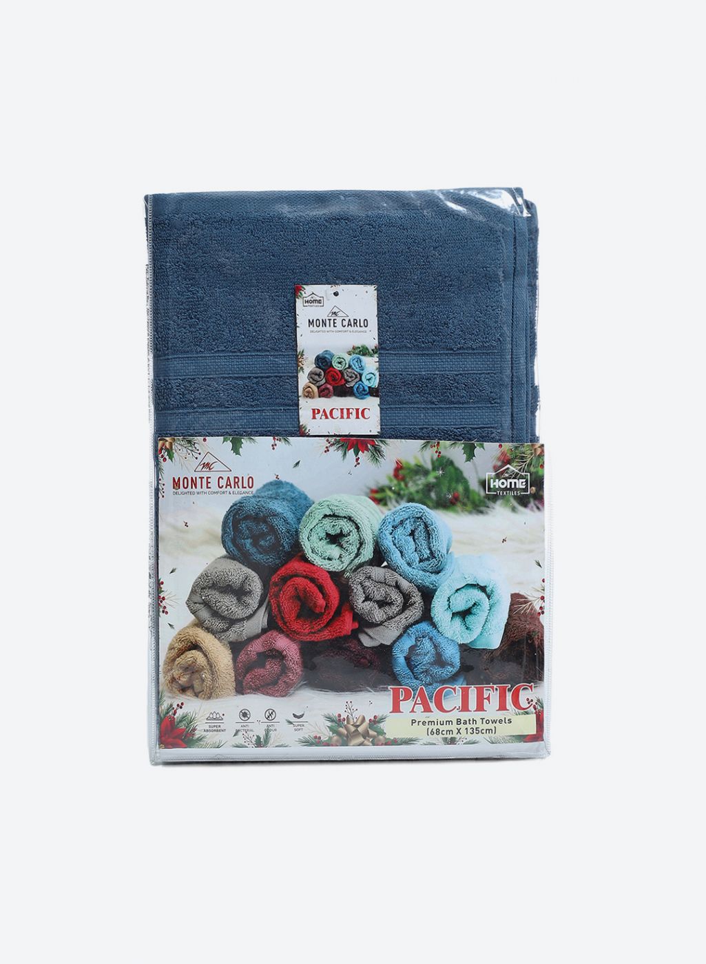 Teal Blue Cotton 525 GSM Bath Towel