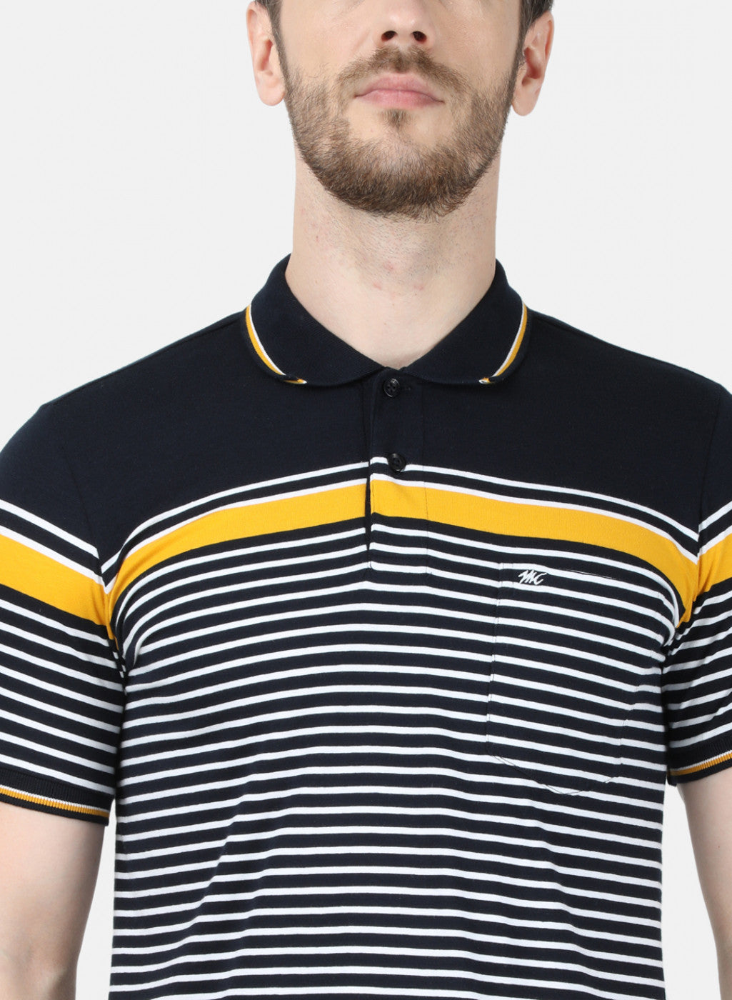 Mens NAvy Blue Stripe T-Shirt