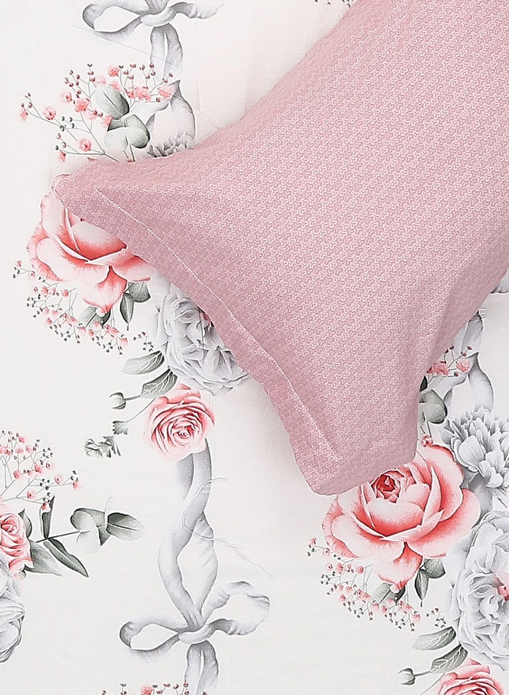200TC Pure Cotton Queen Bedsheet with 2 Pillow Covers