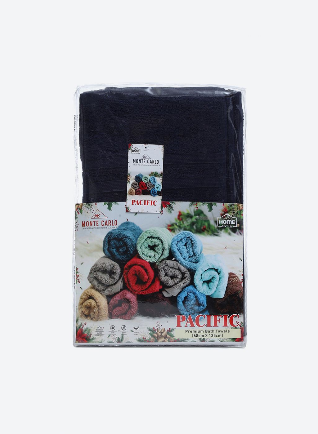 NAvy Blue Cotton 525 GSM Bath Towel